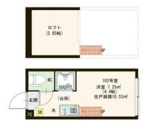 ハーモニーテラス志茂Ⅸの間取り画像