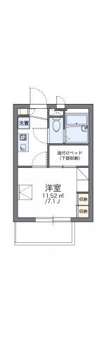 レオパレス天満の間取り画像