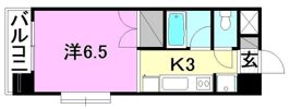ベルメゾン桑原の間取り画像