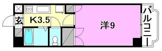 ベルメゾン古川1の間取り画像