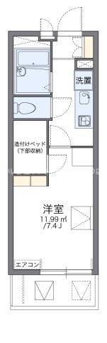 レオパレスアステックの間取り画像