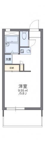 レオパレス住吉四番館の間取り画像