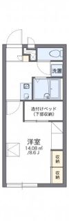 レオパレス緑町の間取り画像