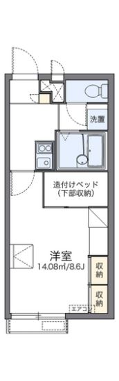 レオパレスルピナス高柳東町の間取り画像