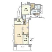 クレヴィア用賀の間取り画像