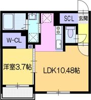 カサラビン恵庭の間取り画像
