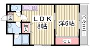 アネシスコート門口の間取り画像