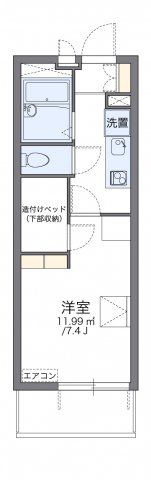 レオパレスキルシェンⅡの間取り画像