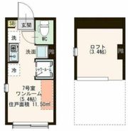 タウンハウス千川の間取り画像