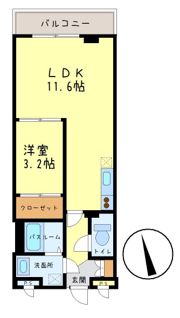 ネクサス広白石の間取り画像