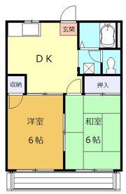 コーポ並木弐番館の間取り画像