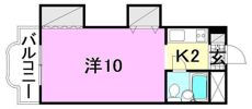 レジデンス勝山の間取り画像