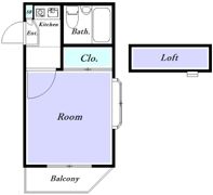 レオパレス亀有第5の間取り画像