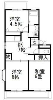 プランドールヤマダの間取り画像