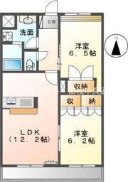 サンパレス伏石Ⅱの間取り画像