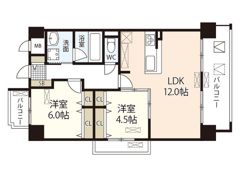 Sun Crest大安寺の間取り画像