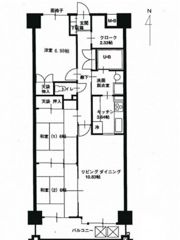 ホウライツルビルの間取り画像