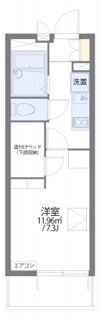 レオパレス貞夫の間取り画像