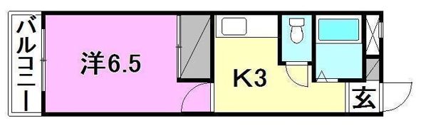 第5こうのマンションの間取り画像