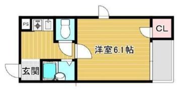 タカノハイム天神橋の間取り画像