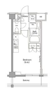 ザ・パークハビオ三軒茶屋テラスの間取り画像