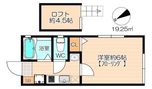 LOFTIA桜ヶ丘壱番館(ロフティア)の間取り画像