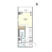 オアーゼ新宿市谷薬王寺アネックスの間取り画像