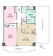 藤和シティホームズ深江の間取り画像
