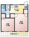 桂マンションⅠの間取り画像