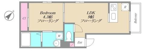 ベルリード西蒲田の間取り画像