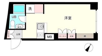 Modelia Brut表参道の間取り画像