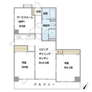アルテール勝どきの間取り画像