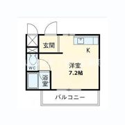 ル・プラド 4階 1Rの間取り画像