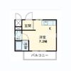 ル・プラド 4階 1Rの間取り画像