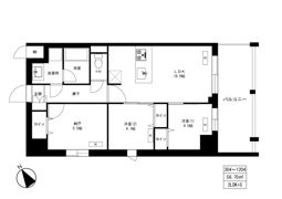 東京マンションの間取り画像