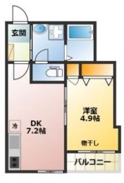 COCORO12321の間取り画像