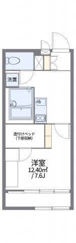 レオパレスユートピア白岡の間取り画像