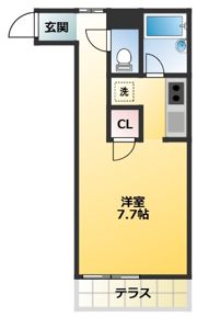 ラ・クローネの間取り画像