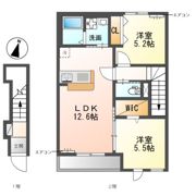 （仮称）柏市船戸 新築アパートの間取り画像