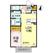 ローズ宮ヶ島の間取り画像