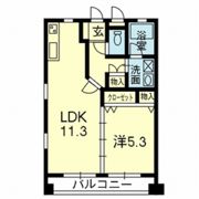 オーファス水前寺の間取り画像