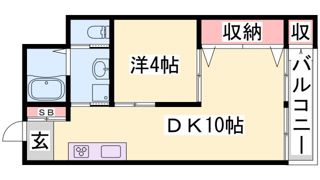 湊川センタービルB棟の間取り画像