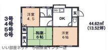 米山貸家の間取り画像