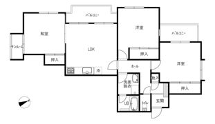 パスト泉野の間取り画像