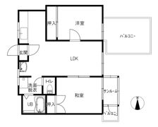 サンヒルズ花の間取り画像