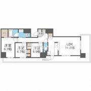 GRAND VILLASSE 福島の間取り画像