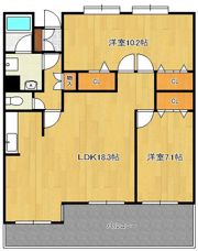 フリーリー守恒の間取り画像