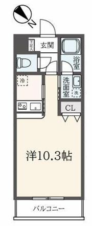 フェルテ高波の間取り画像