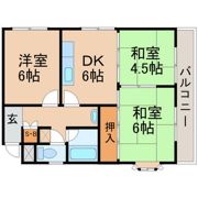 ロイヤルヒルズオガタの間取り画像
