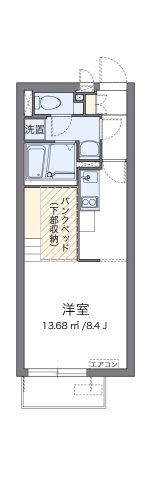 ミランダコンフォート倉敷の間取り画像